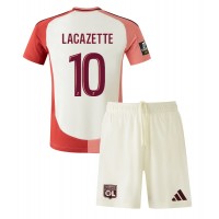 Dječji Nogometni Dres Olympique Lyonnais Alexandre Lacazette #10 Rezervni 2024-25 Kratak Rukav (+ Kratke hlače)